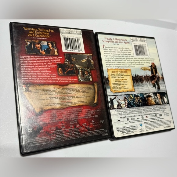 Disney’s Pirates of The Caribbean 2 DVD Movie Bundle. - Picture 2 of 5